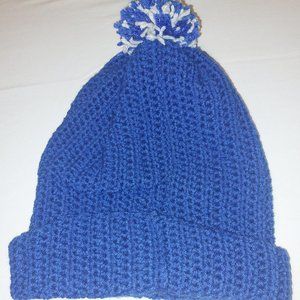 Size XL Homemade Crochet Har Blue